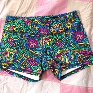 Double Take Booty Shorts - Tropical Escape